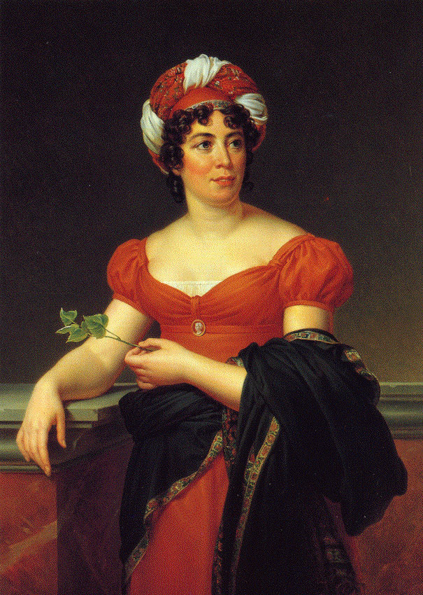 François Gérard, Ritratto di Madame de Staël (1810 ca.). <br>Immagine in pubblico dominio, via Wikimedia Commons.